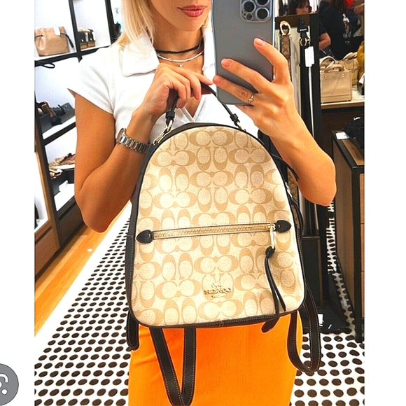 Coach Handbags - 💥Coach🖤LOGO🤎backpack coach backpack monogram backpack